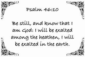 Psalm 46 10 5WB
